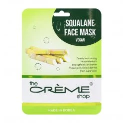 The Crème Shop Squalane Essence Sheet Mask (Vegan) - Hydrating Skincare
