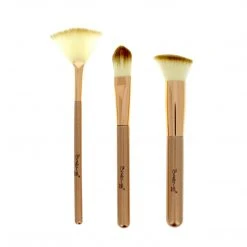 The Crème Shop Makeup Brushes Work Of Art - 3 Brushes For A Picture Perfect Finish Rose Gold