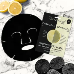 The Crème Shop Best Sellers Charcoal & Lemon Fusion Sheet Mask