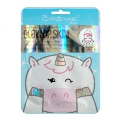 The Crème Shop Glow Up, Skin! Animated Unicorn Face Mask - Shimmery Rainbow Pearl