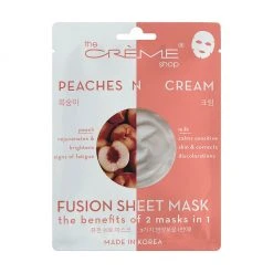 The Crème Shop Peaches & Cream Fusion Sheet Mask Skincare