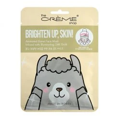 The Crème Shop Brighten Up, Skin! Animated Llama Face Mask Skincare