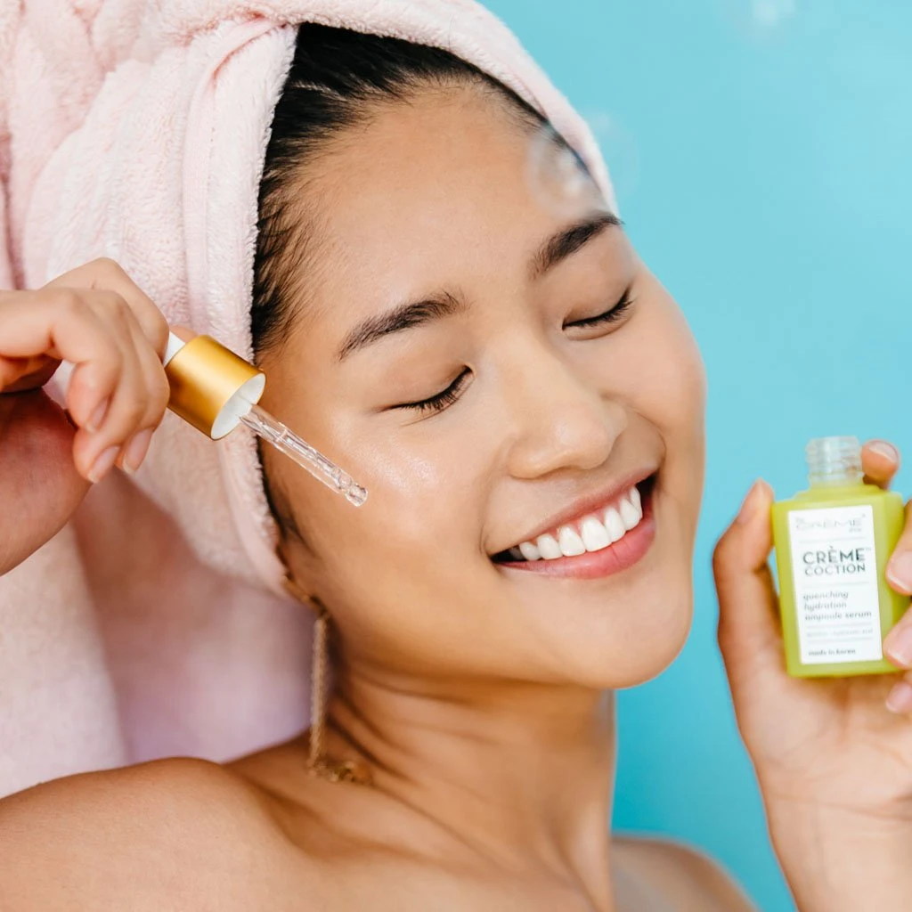 The Crème Shop Quenching Hydration Ampoule Serum - Crèmecoction Spirulina + Hyaluronic Acid Skincare The Crème Shop Quenching Hydration Ampoule Serum - Crèmecoction Spirulina + Hyaluronic Acid Skincare