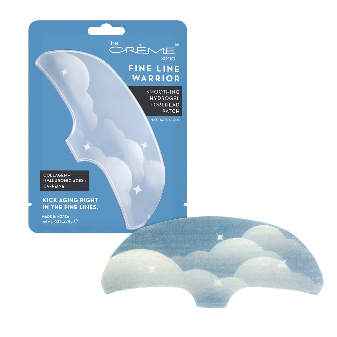 The Crème Shop Fine Line Warrior - Smoothing Hydrogel Forehead Patch - Kick Aging Right In The Fine Lines The Crème Shop Fine Line Warrior - Smoothing Hydrogel Forehead Patch - Kick Aging Right In The Fine Lines