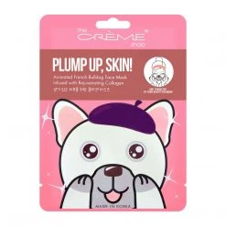 The Crème Shop Skincare Plump Up, Skin! Animated French Bulldog Mask - Rejuvenating Collagen