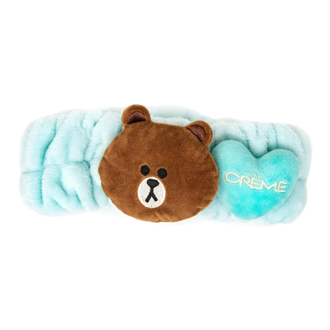 The Crème Shop X LINE FRIENDS 3D Teddy Headyband™ - BROWN The Crème Shop X LINE FRIENDS 3D Teddy Headyband™ - BROWN
