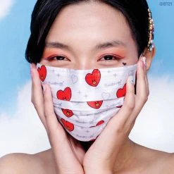 The Crème Shop X BT21 The Crème Shop | BT21: 3-Ply Disposable Protective Face Masks (Set Of 14) + 2 Reusable Pouches - Assorted Pastel New Arrivals 6 The Crème Shop X BT21 The Crème Shop | BT21: 3-Ply Disposable Protective Face Masks (Set Of 14) + 2 Reusable Pouches - Assorted Pastel New Arrivals