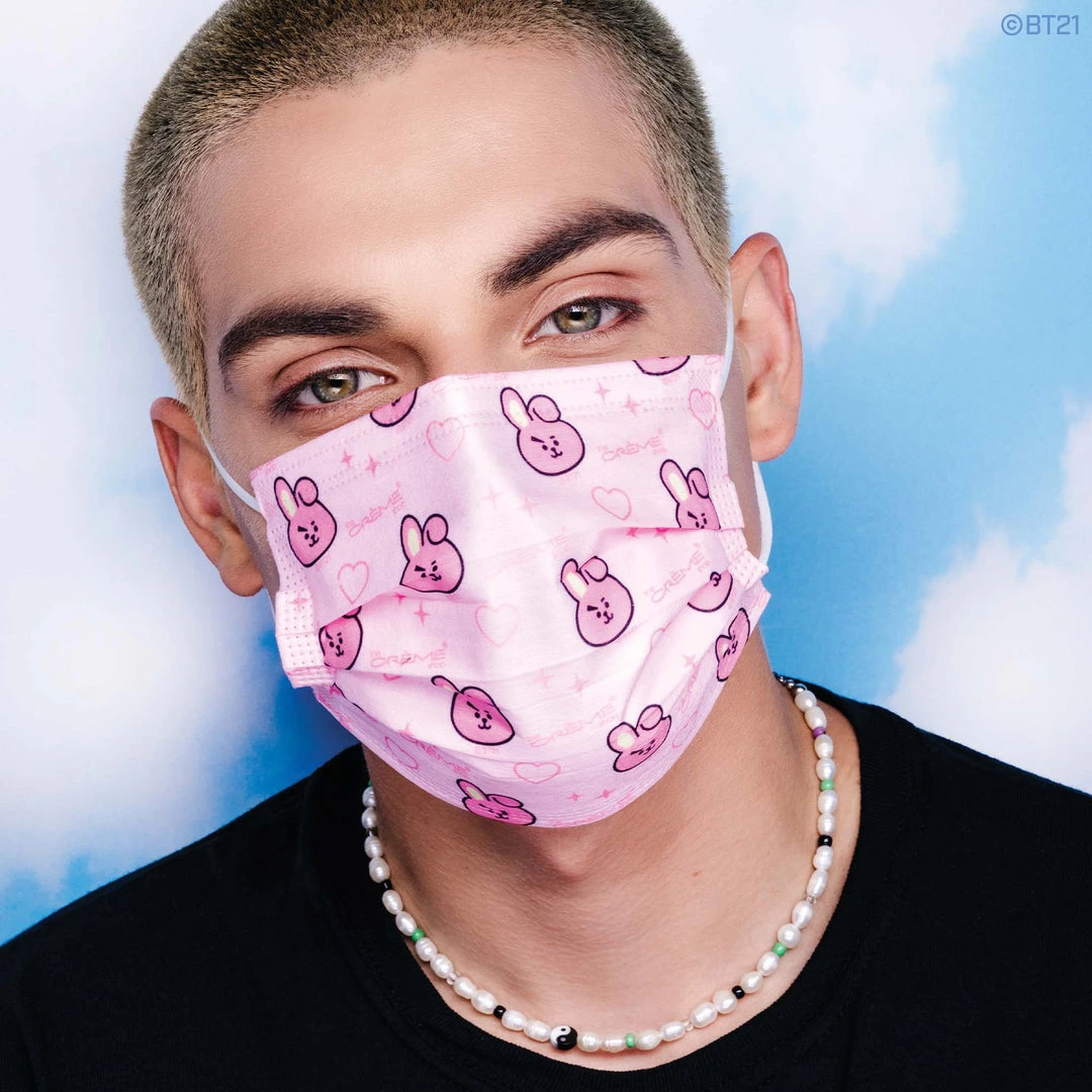 The Crème Shop X BT21 The Crème Shop | BT21: 3-Ply Disposable Protective Face Masks (Set Of 14) + 2 Reusable Pouches - Assorted Pastel New Arrivals The Crème Shop X BT21 The Crème Shop | BT21: 3-Ply Disposable Protective Face Masks (Set Of 14) + 2 Reusable Pouches - Assorted Pastel New Arrivals