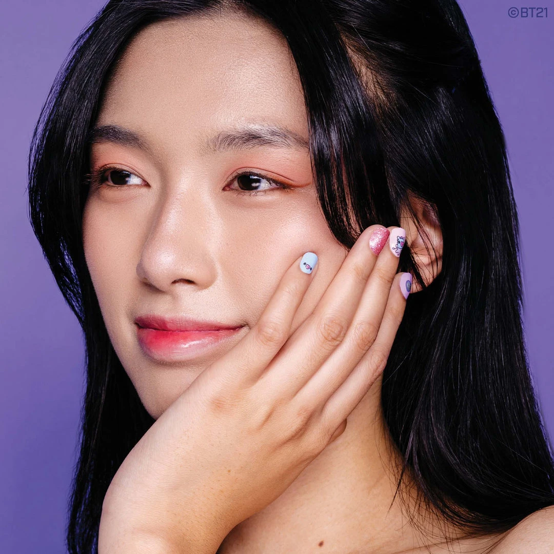 The Crème Shop X BT21 The Crème Shop | BT21: MANG Cotton Candy Sky Gel Nail Strips (Set Of 35) 2 The Crème Shop X BT21 The Crème Shop | BT21: MANG Cotton Candy Sky Gel Nail Strips (Set Of 35)