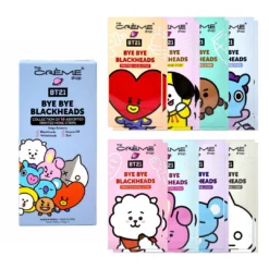 The Crème Shop X BT21 The Crème Shop | BT21: Bye Bye Blackheads - Printed Pore Strips (Set Of 16) New Arrivals