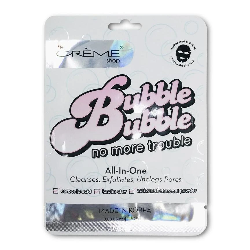 The Crème Shop Bubble Bubble No More Trouble 3-In-1 Sheet Mask The Crème Shop Bubble Bubble No More Trouble 3-In-1 Sheet Mask