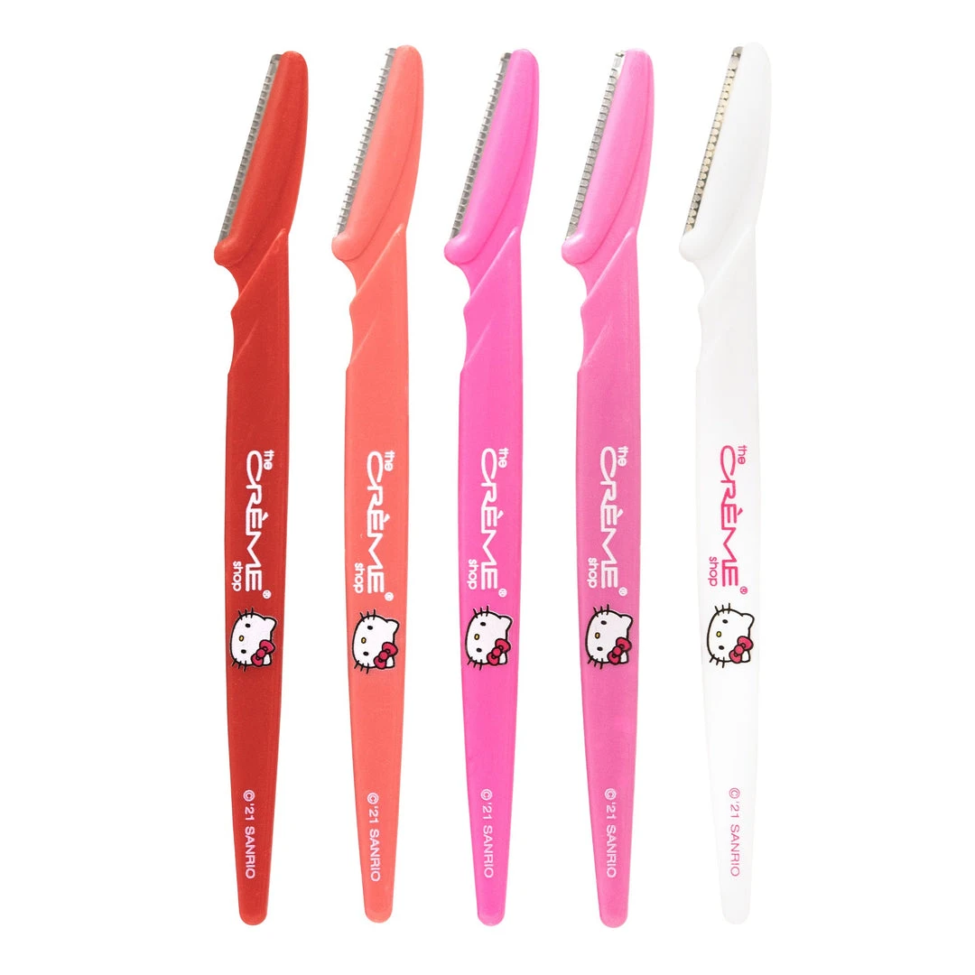 The Crème Shop X Sanrio Bye, Fuzzies! Perfect Arch Shaping Dermaplane Razors (Set Of 5) New Arrivals 2 The Crème Shop X Sanrio Bye, Fuzzies! Perfect Arch Shaping Dermaplane Razors (Set Of 5) New Arrivals
