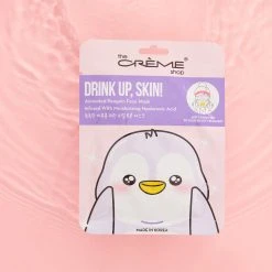 The Crème Shop New Arrivals Drink Up, Skin! Animated Penguin Face Mask - Infused With Moisturizing Hyaluronic Acid