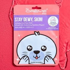 The Crème Shop Stay Dewy, Skin! Animated Seal Face Mask - Infused With Moisturizing Vegan Squalane