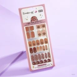 The Crème Shop X BT21 The Crème Shop | BT21: SHOOKY Cocoa Cutie Gel Nail Strips (Set Of 35) New Arrivals