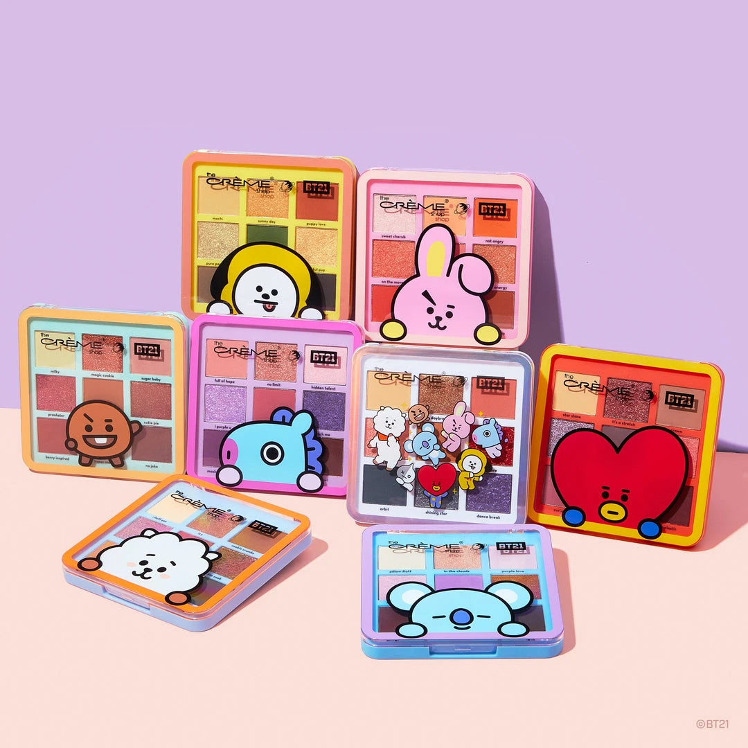 The Crème Shop X BT21 The Crème Shop | BT21: Eyeshadow Palette Complete Collection, Set Of 8 ($128 Value) The Crème Shop X BT21 The Crème Shop | BT21: Eyeshadow Palette Complete Collection, Set Of 8 ($128 Value)