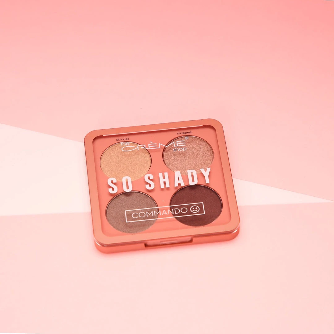 The Crème Shop Makeup "So Shady" Eyeshadow Palette Commando 1 The Crème Shop Makeup "So Shady" Eyeshadow Palette Commando