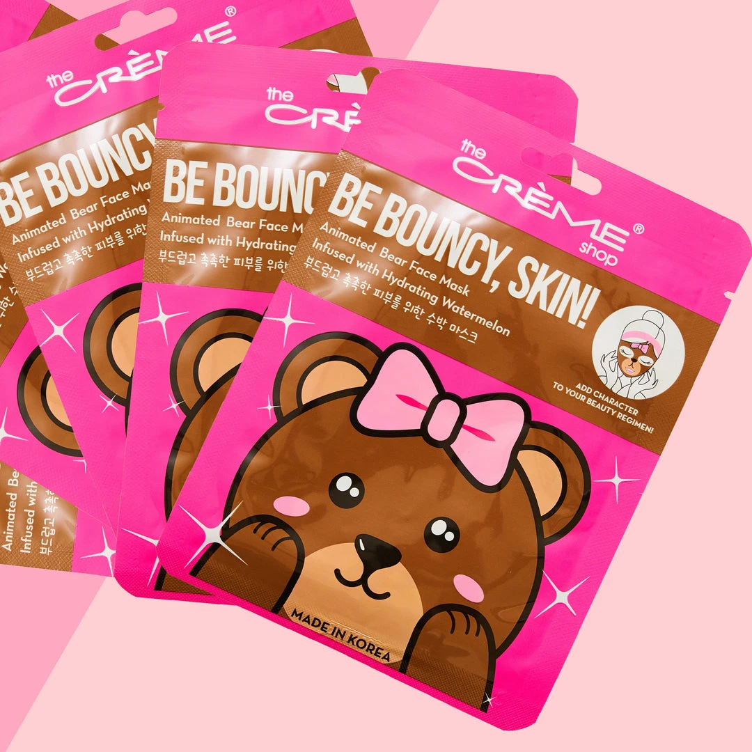The Crème Shop Be Bouncy, Skin! Animated Bear Face Mask - Hydrating Watermelon The Crème Shop Be Bouncy, Skin! Animated Bear Face Mask - Hydrating Watermelon