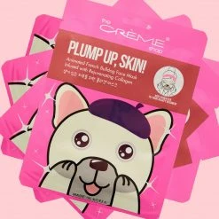 The Crème Shop Skincare Plump Up, Skin! Animated French Bulldog Mask - Rejuvenating Collagen