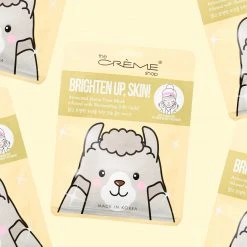 The Crème Shop Brighten Up, Skin! Animated Llama Face Mask Skincare