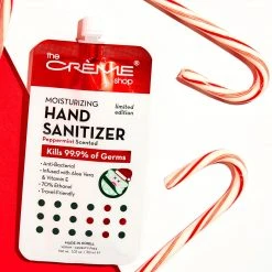 The Crème Shop Moisturizing Hand Sanitizer - Peppermint Scented (Holiday Edition)