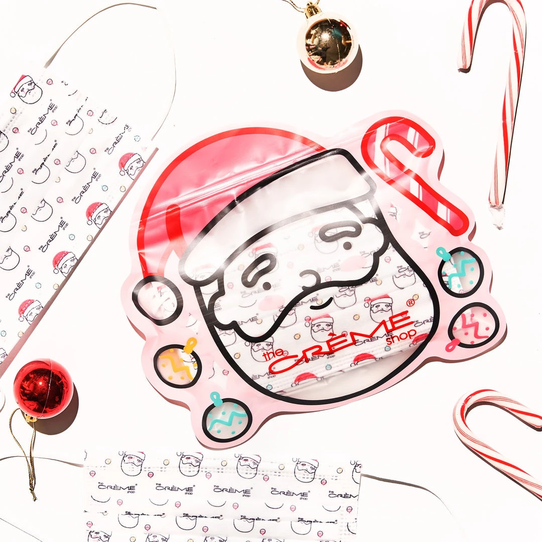 The Crème Shop 3-Ply Protective Face Mask - Ho Ho Ho (Disposable) The Crème Shop 3-Ply Protective Face Mask - Ho Ho Ho (Disposable)