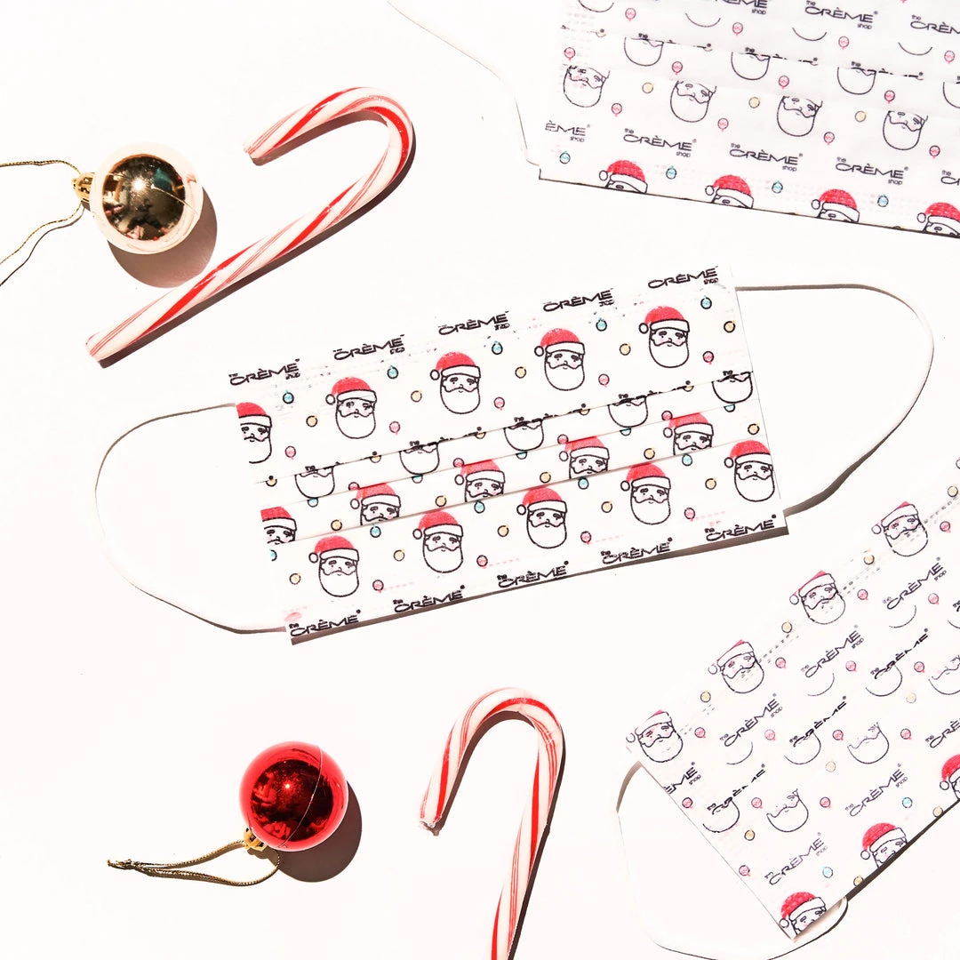 The Crème Shop 3-Ply Protective Face Mask - Ho Ho Ho (Disposable) The Crème Shop 3-Ply Protective Face Mask - Ho Ho Ho (Disposable)