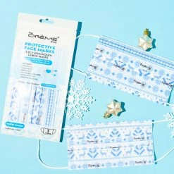 The Crème Shop 3-Ply Protective Face Mask - Winter Wonder (Disposable) New Arrivals