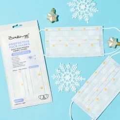 The Crème Shop 3-Ply Protective Face Mask - Snowfall (Disposable) 2 The Crème Shop 3-Ply Protective Face Mask - Snowfall (Disposable)