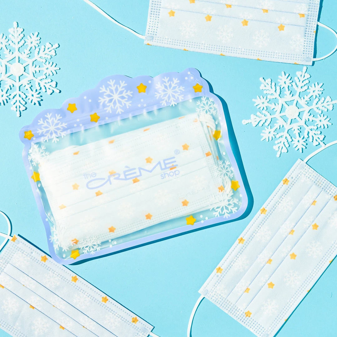 The Crème Shop 3-Ply Protective Face Mask - Snowfall (Disposable) The Crème Shop 3-Ply Protective Face Mask - Snowfall (Disposable)