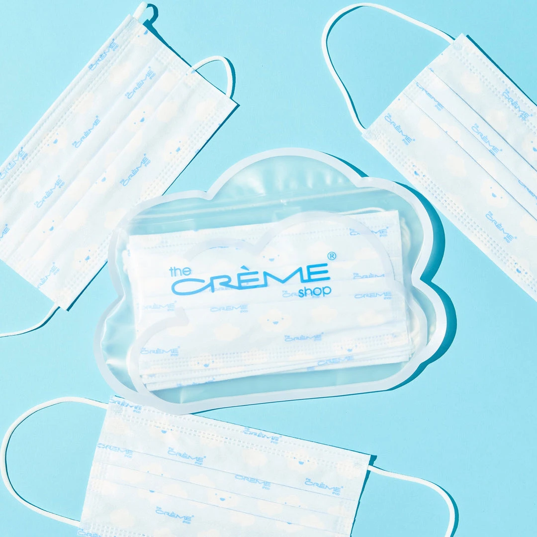 The Crème Shop 3-Ply Protective Face Mask - Head In The Clouds (Disposable) New Arrivals The Crème Shop 3-Ply Protective Face Mask - Head In The Clouds (Disposable) New Arrivals