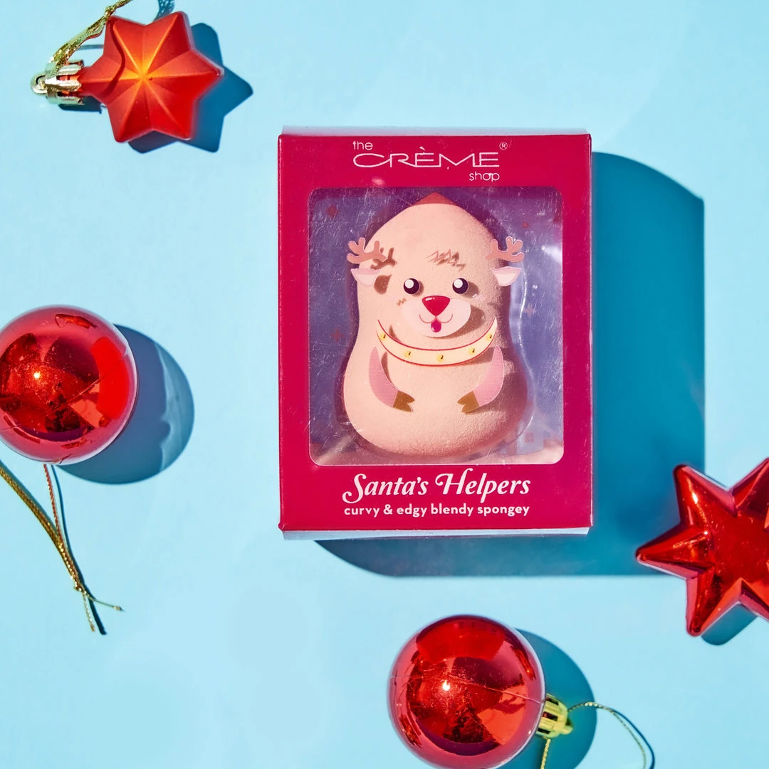 The Crème Shop Holiday Santa's Helpers Blending Sponge Reindeer - Tan The Crème Shop Holiday Santa's Helpers Blending Sponge Reindeer - Tan