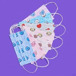 The Crème Shop X BT21 The Crème Shop | BT21: 3-Ply Disposable Protective Face Masks (Set Of 14) + 2 Reusable Pouches - Assorted Pastel New Arrivals 3 The Crème Shop X BT21 The Crème Shop | BT21: 3-Ply Disposable Protective Face Masks (Set Of 14) + 2 Reusable Pouches - Assorted Pastel New Arrivals