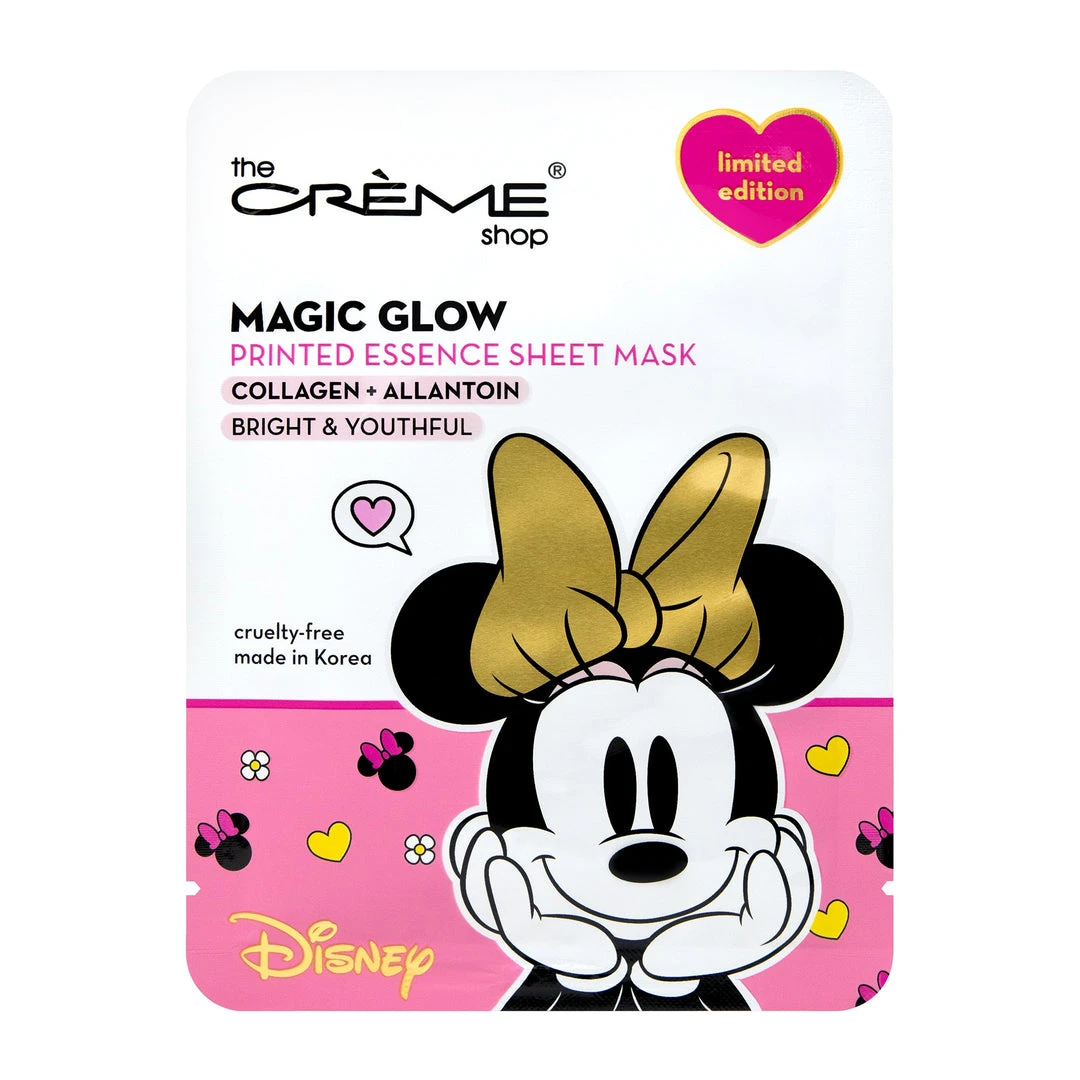 The Crème Shop X Disney New Arrivals The Crème Shop | Disney: Minnie’s Magic Glow Printed Essence Sheet Mask 2 The Crème Shop X Disney New Arrivals The Crème Shop | Disney: Minnie’s Magic Glow Printed Essence Sheet Mask