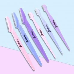 The Crème Shop Dermaplaning Facial Razors (Set Of 6) - Pastel Cutie