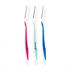 The Crème Shop Fuzz Off! Angled Brow Razors (Set Of 3)