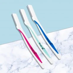 The Crème Shop Fuzz Off! Angled Brow Razors (Set Of 3)