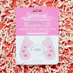 The Crème Shop New Arrivals “Turn That Frown Upside Down!” | Smoothing Hydrogel Frown Line Patches (Collagen + Retinol + Beeswax)