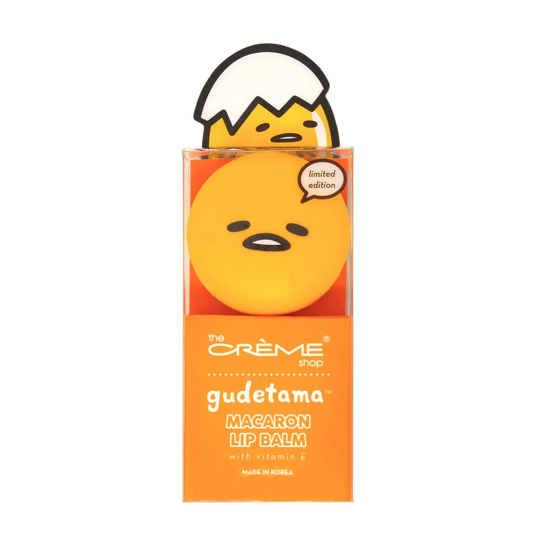 The Crème Shop X Sanrio Gudetama Macaron Lip Balm - Peach Gummies The Crème Shop X Sanrio Gudetama Macaron Lip Balm - Peach Gummies