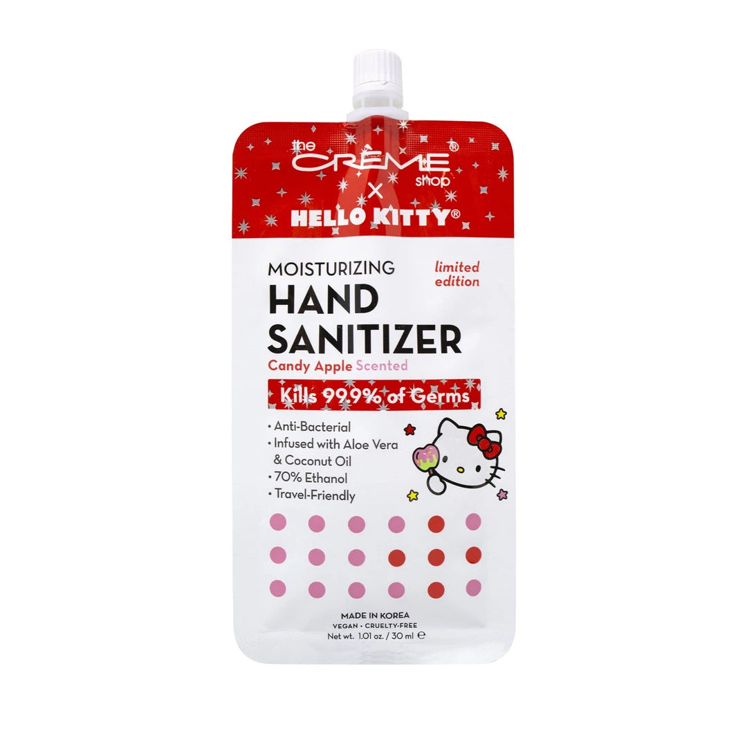The Crème Shop X Sanrio Hello Kitty Moisturizing Hand Sanitizer - Candy Apple Scented Personal Protective Equipment The Crème Shop X Sanrio Hello Kitty Moisturizing Hand Sanitizer - Candy Apple Scented Personal Protective Equipment