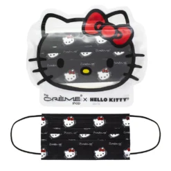 The Crème Shop X Sanrio Hello Kitty 3-Ply Disposable Protective Face Mask | Classic Black New Arrivals