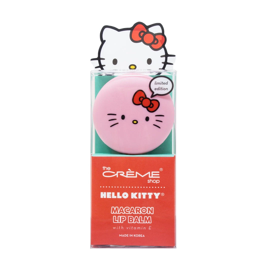 The Crème Shop X Sanrio Hello Kitty Macaron Lip Balm - Watermelon 1 The Crème Shop X Sanrio Hello Kitty Macaron Lip Balm - Watermelon