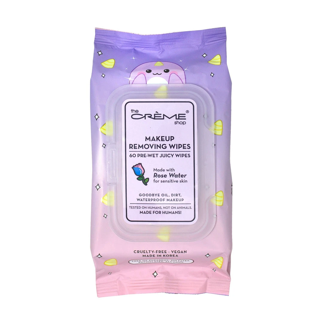 The Crème Shop Juicy Makeup Removing Wipes | Soothing Rose Water (Narwhal) The Crème Shop Juicy Makeup Removing Wipes | Soothing Rose Water (Narwhal)