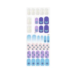 The Crème Shop X BT21 New Arrivals The Crème Shop | BT21: KOYA Peri-Twinkle Gel Nail Strips (Set Of 35)