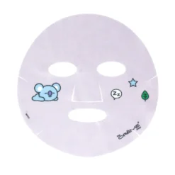 The Crème Shop X BT21 KOYA’S KIND Printed Essence Sheet Mask - Infused With Hyaluronic Acid, Vitamin E Oil, Blueberry Complex