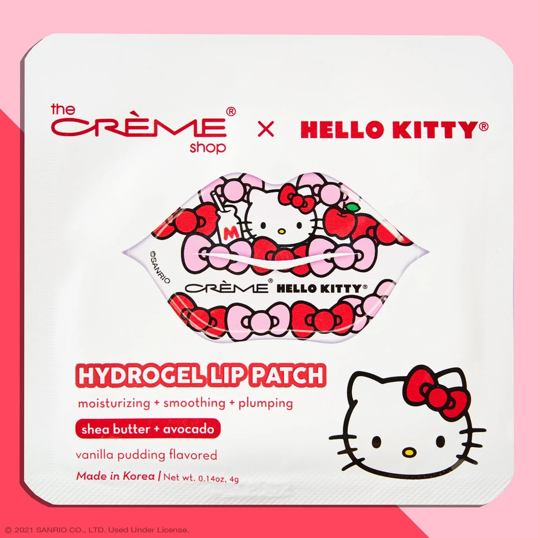 The Crème Shop X Sanrio Hello Kitty Hydrogel Lip Patch | Vanilla Pudding Flavored New Arrivals The Crème Shop X Sanrio Hello Kitty Hydrogel Lip Patch | Vanilla Pudding Flavored New Arrivals