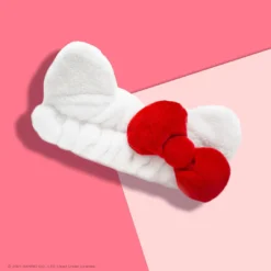 The Crème Shop X Sanrio New Arrivals Plush Spa Headband With Hello Kitty's Signature Bow | Cruelty-Free & Vegan