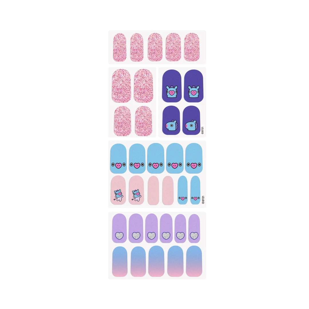 The Crème Shop X BT21 The Crème Shop | BT21: MANG Cotton Candy Sky Gel Nail Strips (Set Of 35) 4 The Crème Shop X BT21 The Crème Shop | BT21: MANG Cotton Candy Sky Gel Nail Strips (Set Of 35)