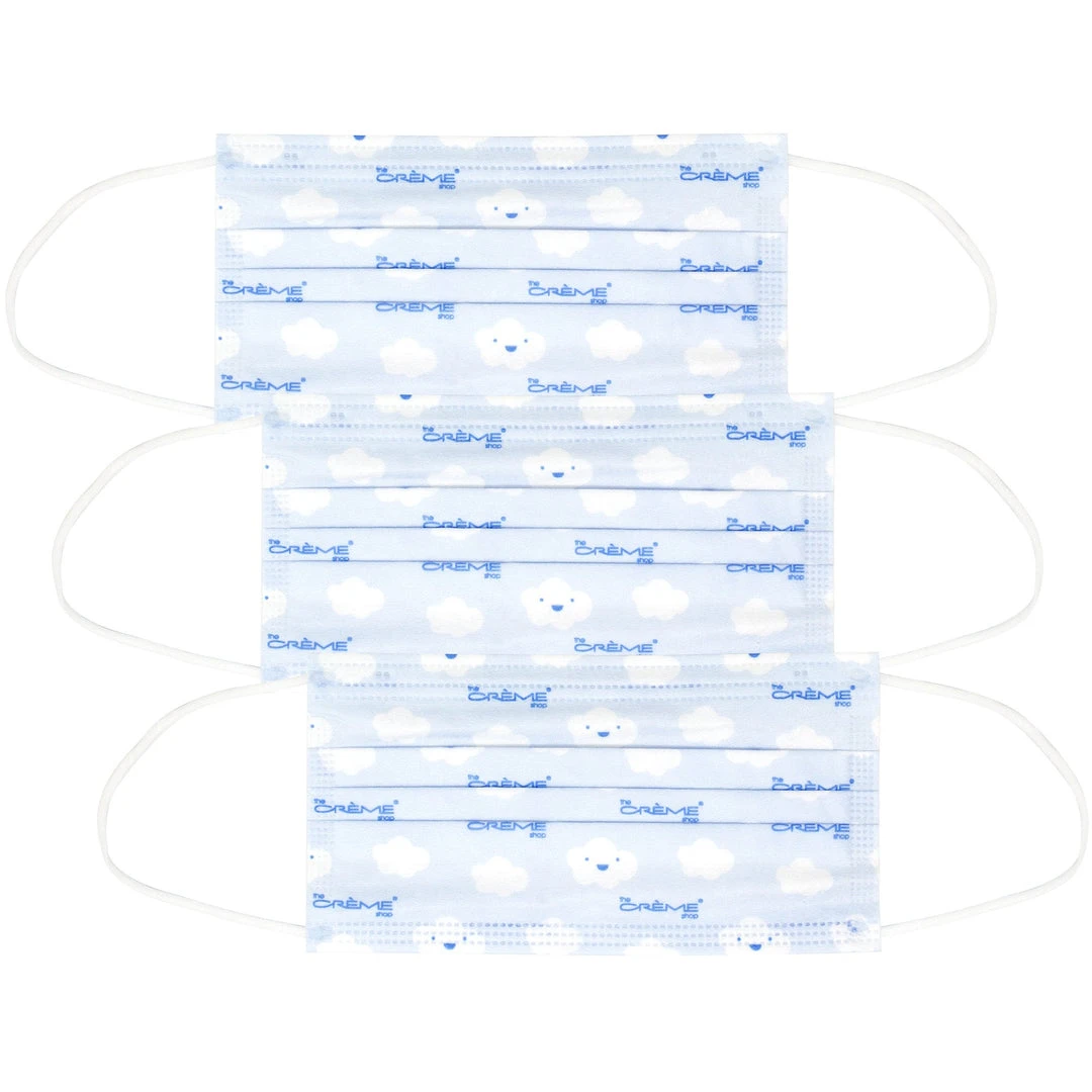 The Crème Shop 3-Ply Protective Face Mask - Head In The Clouds (Disposable) New Arrivals The Crème Shop 3-Ply Protective Face Mask - Head In The Clouds (Disposable) New Arrivals