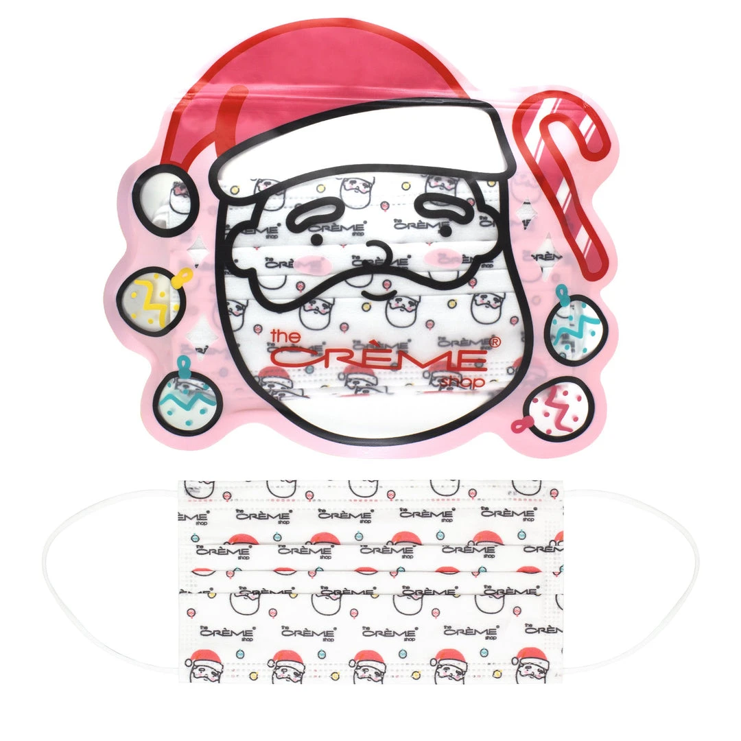 The Crème Shop 3-Ply Protective Face Mask - Ho Ho Ho (Disposable) The Crème Shop 3-Ply Protective Face Mask - Ho Ho Ho (Disposable)